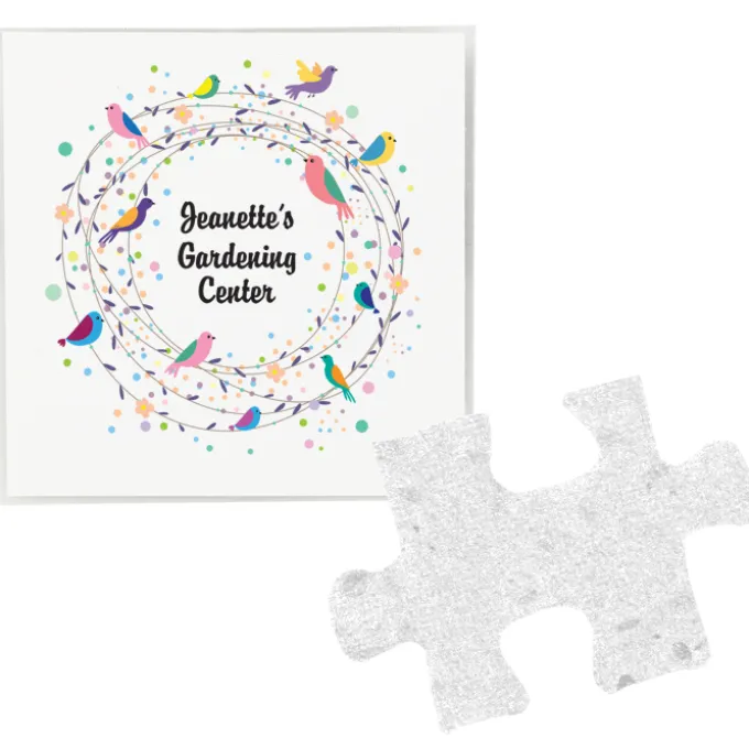 Plant-A-Shape Flower Seed Packet - Puzzle Piece