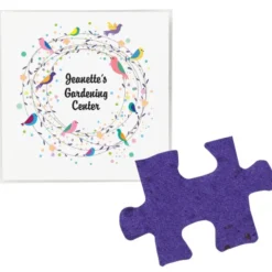 Plant-A-Shape Flower Seed Packet - Puzzle Piece