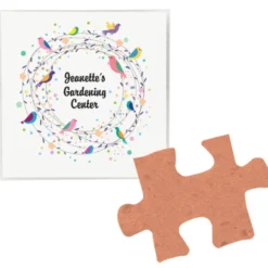 Plant-A-Shape Flower Seed Packet - Puzzle Piece