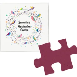 Plant-A-Shape Flower Seed Packet - Puzzle Piece