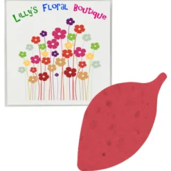 Plant-A-Shape Flower Seed Packet - Leaf