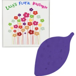 Plant-A-Shape Flower Seed Packet - Leaf