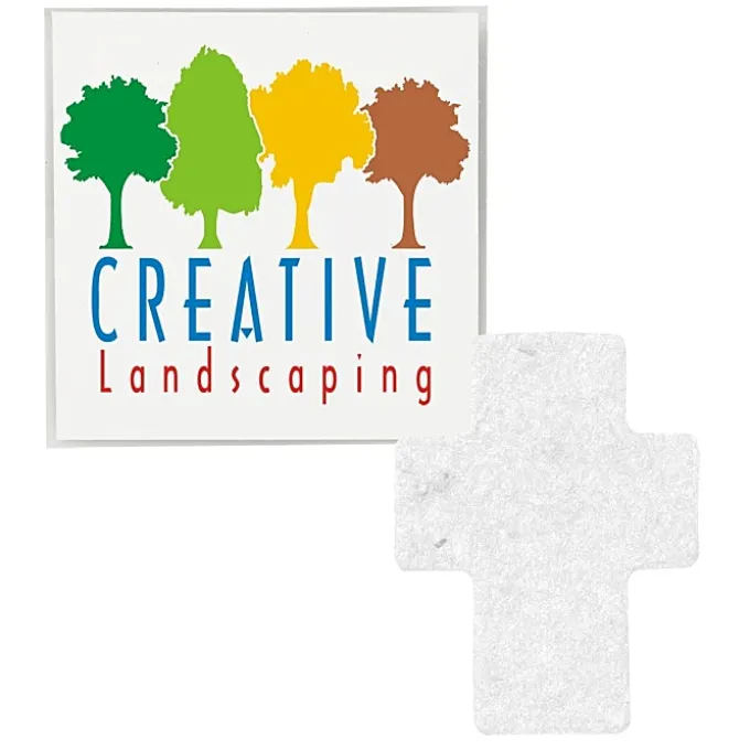 Plant-A-Shape Flower Seed Packet - Cross
