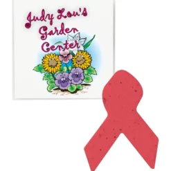 Plant-A-Shape Flower Seed Packet - Awareness
