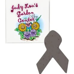 Plant-A-Shape Flower Seed Packet - Awareness