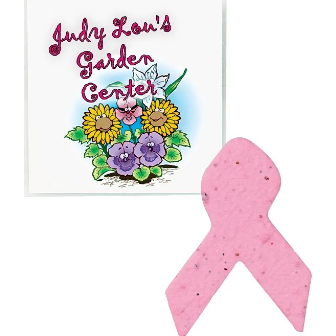 Plant-A-Shape Flower Seed Packet - Awareness