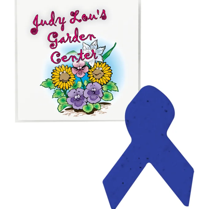 Plant-A-Shape Flower Seed Packet - Awareness