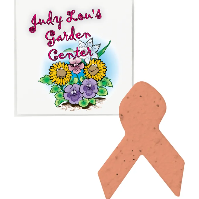 Plant-A-Shape Flower Seed Packet - Awareness