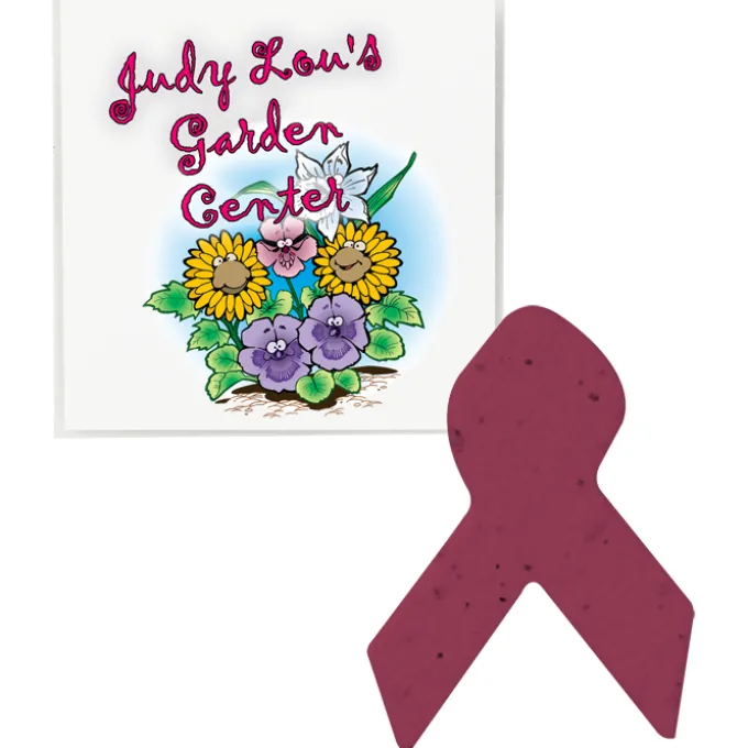 Plant-A-Shape Flower Seed Packet - Awareness