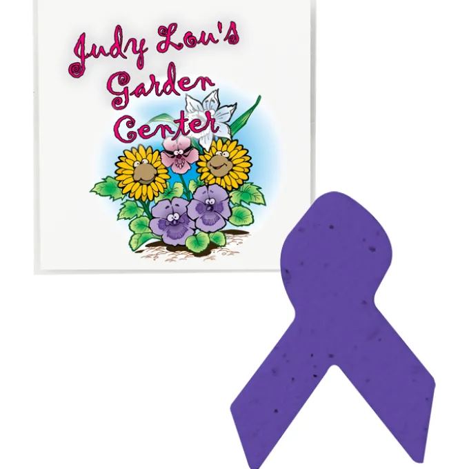 Plant-A-Shape Flower Seed Packet - Awareness