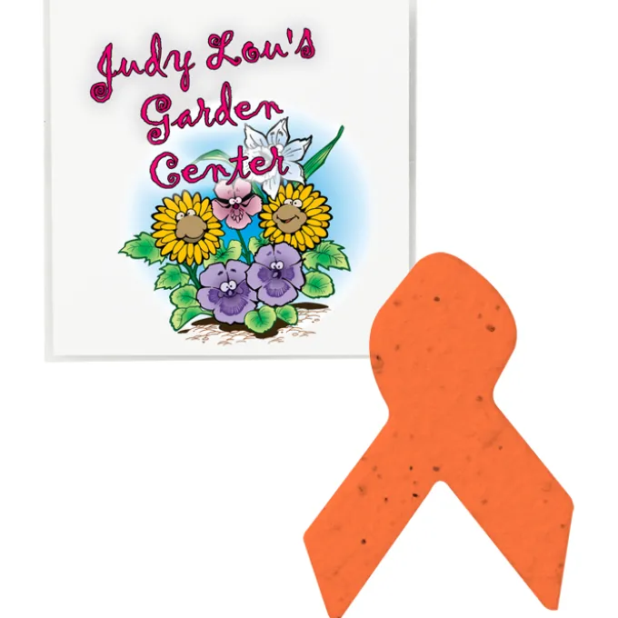 Plant-A-Shape Flower Seed Packet - Awareness