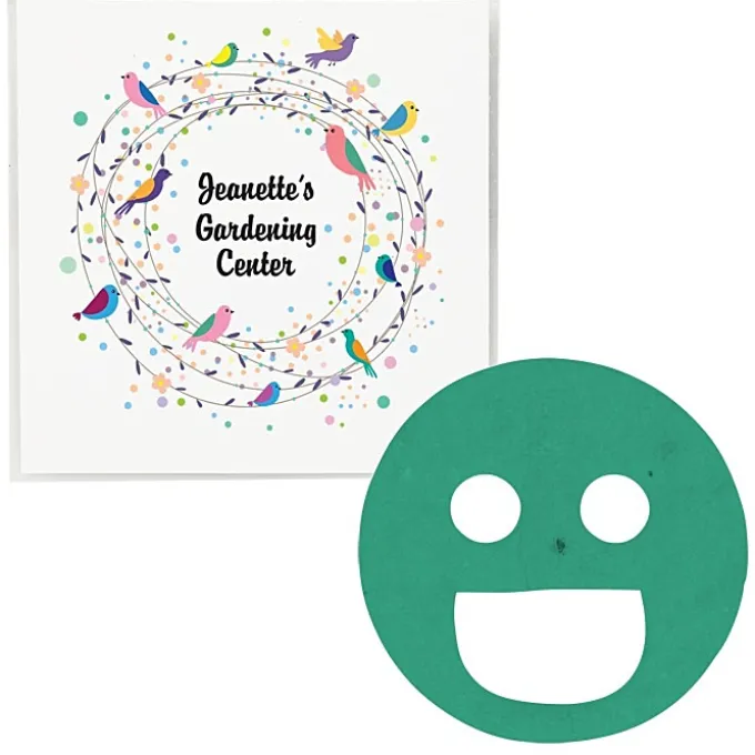 Plant-A-Shape Flower Seed Packet - Smile