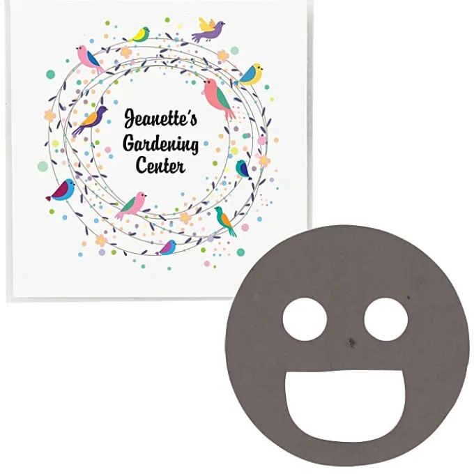 Plant-A-Shape Flower Seed Packet - Smile