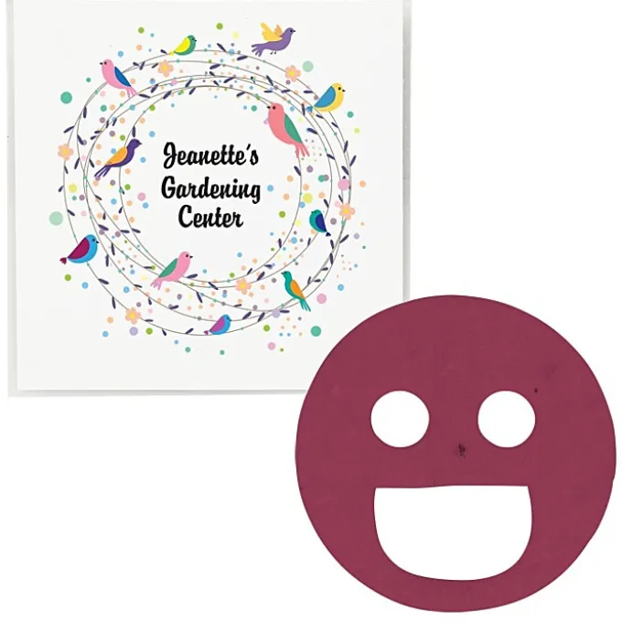 Plant-A-Shape Flower Seed Packet - Smile