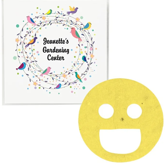 Plant-A-Shape Flower Seed Packet - Smile