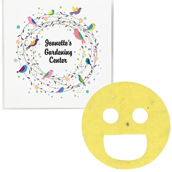 Plant-A-Shape Flower Seed Packet - Smile