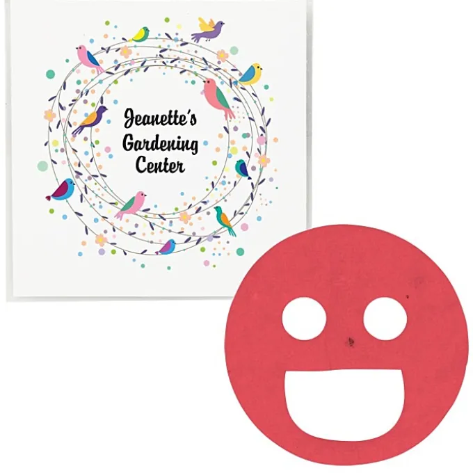 Plant-A-Shape Flower Seed Packet - Smile