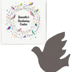 Plant-A-Shape Flower Seed Packet - Dove
