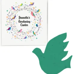 Plant-A-Shape Flower Seed Packet - Dove