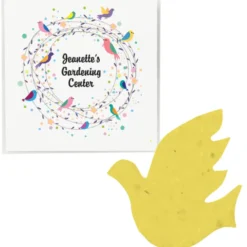 Plant-A-Shape Flower Seed Packet - Dove