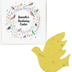 Plant-A-Shape Flower Seed Packet - Dove
