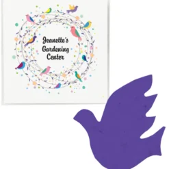 Plant-A-Shape Flower Seed Packet - Dove