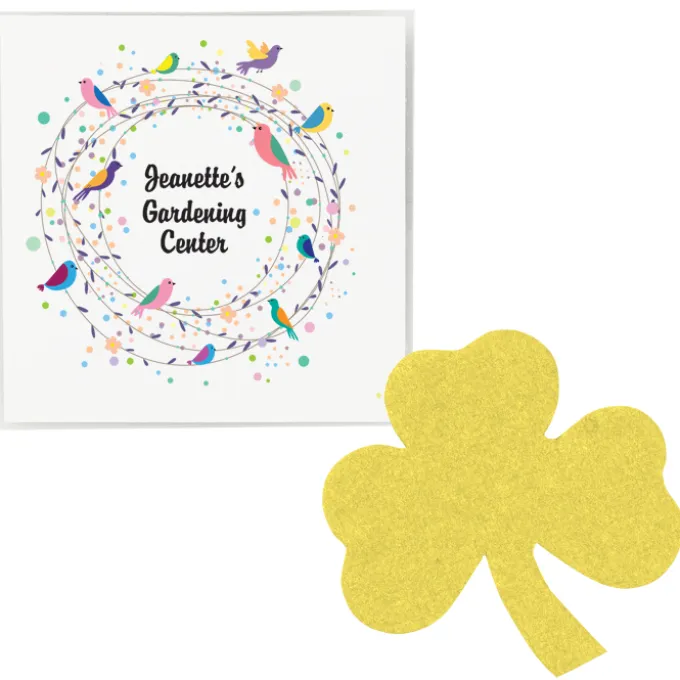 Plant-A-Shape Flower Seed Packet - Clover