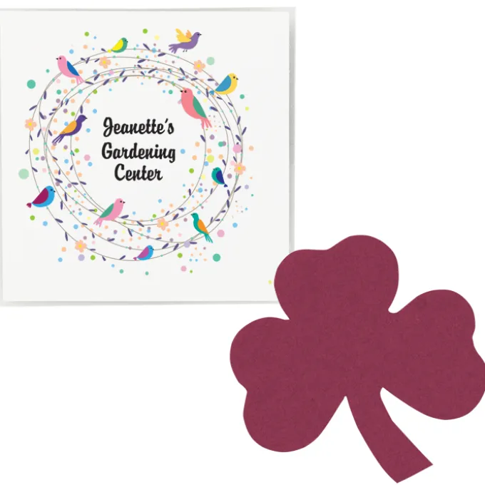 Plant-A-Shape Flower Seed Packet - Clover