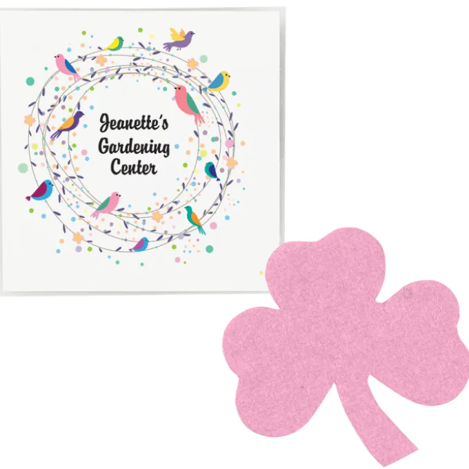 Plant-A-Shape Flower Seed Packet - Clover