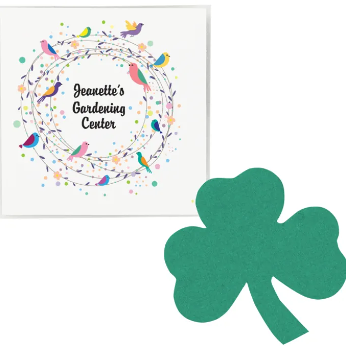 Plant-A-Shape Flower Seed Packet - Clover