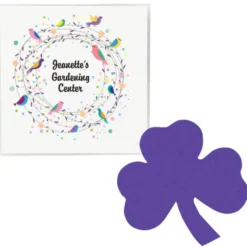 Plant-A-Shape Flower Seed Packet - Clover