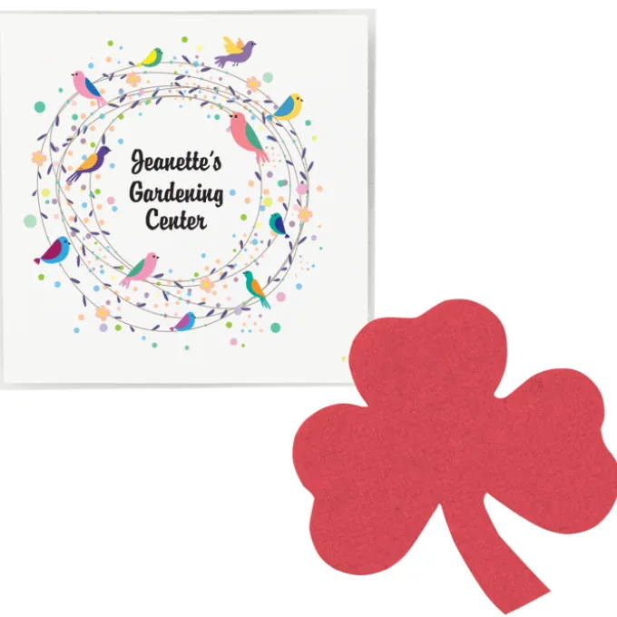 Plant-A-Shape Flower Seed Packet - Clover