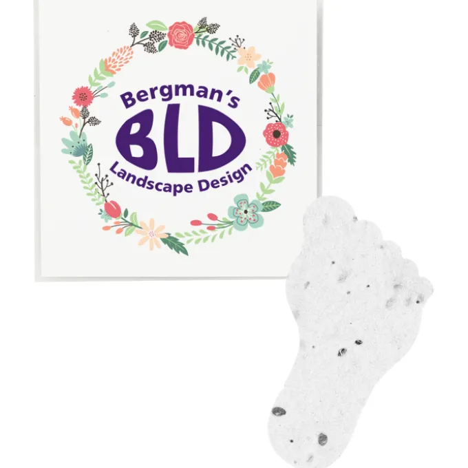 Plant-A-Shape Flower Seed Packet - Footprint