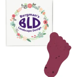 Plant-A-Shape Flower Seed Packet - Footprint