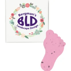 Plant-A-Shape Flower Seed Packet - Footprint