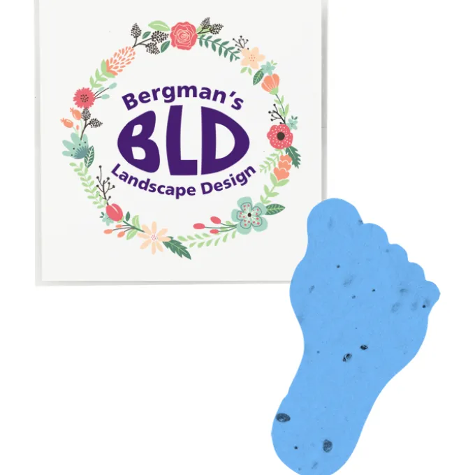 Plant-A-Shape Flower Seed Packet - Footprint