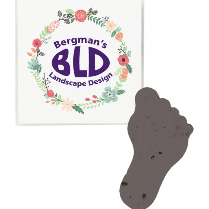 Plant-A-Shape Flower Seed Packet - Footprint