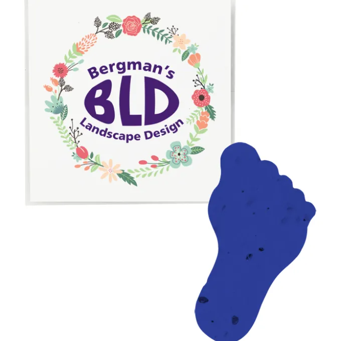 Plant-A-Shape Flower Seed Packet - Footprint