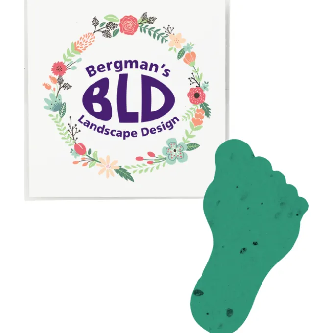 Plant-A-Shape Flower Seed Packet - Footprint