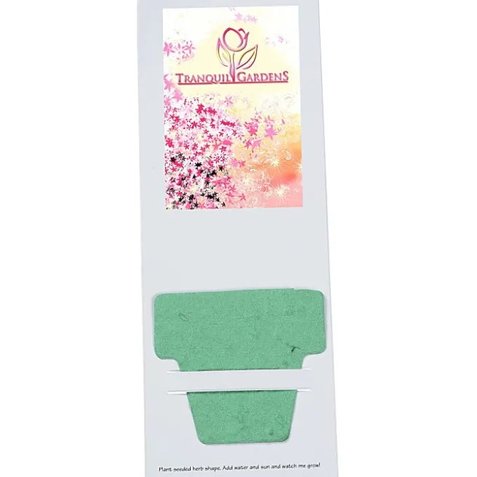 Plant-A-Shape Herb Garden Bookmark - Flower Pot