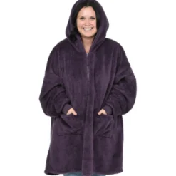Plush Popover Blanket Hoodie