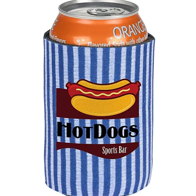 Pocket Can Holder - Seersucker