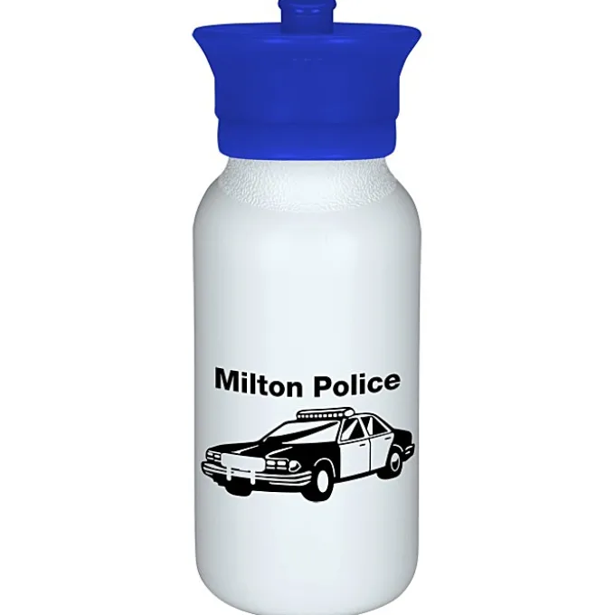 Police Officer Hat Sport Bottle - 20 oz.