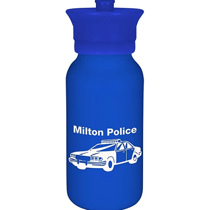 Police Officer Hat Sport Bottle - 20 oz.