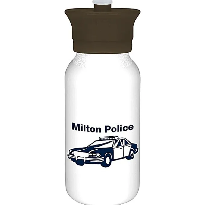 Police Officer Hat Sport Bottle - 20 oz.