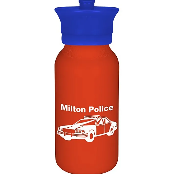 Police Officer Hat Sport Bottle - 20 oz.