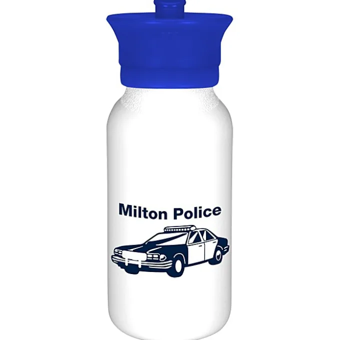 Police Officer Hat Sport Bottle - 20 oz.