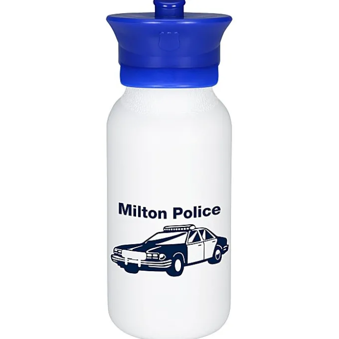 Police Officer Hat Sport Bottle - 20 oz.
