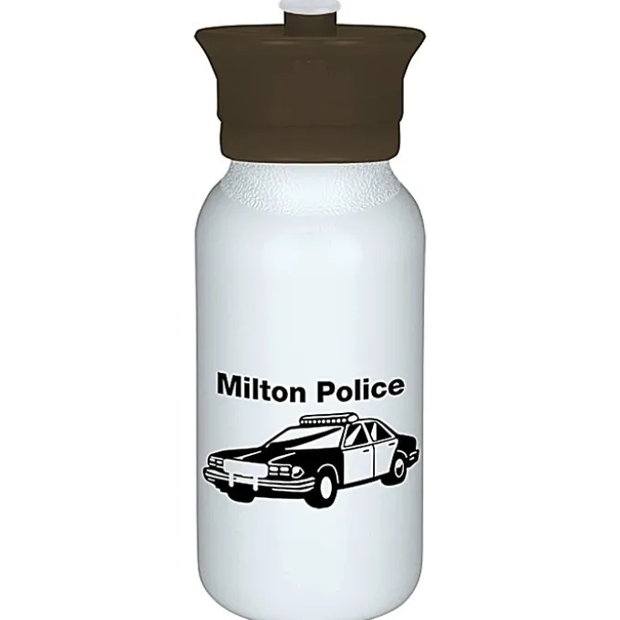 Police Officer Hat Sport Bottle - 20 oz.