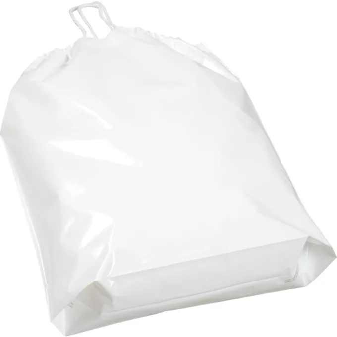 Poly Bag with Cotton Drawstring - 18 inches x 16 inches